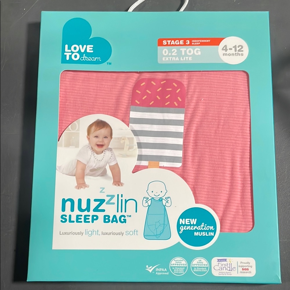 Love To Dream Nuzzlin Sleep Bag - Pink